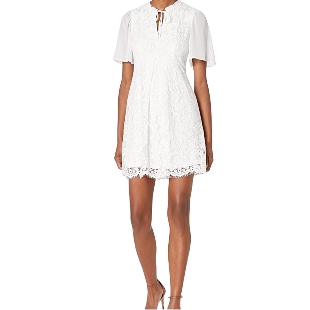 New Kensie Spring Lace Croquette Dress Size M